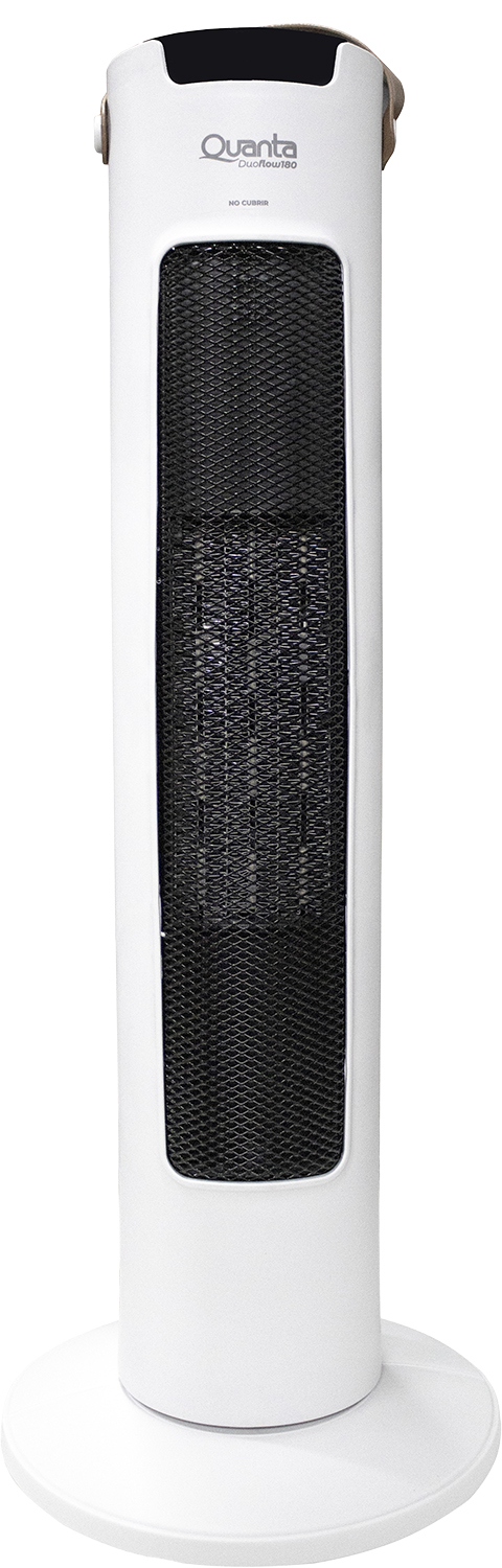 Estufa Torre Eléctrica Quanta DuoFlow180 QTED180 1500W 110V - White